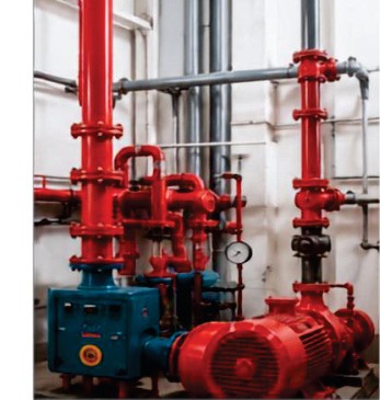 Fire pump room