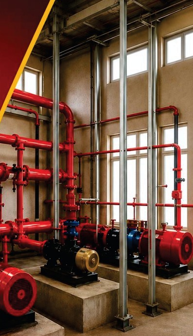 Fire pump room installation
