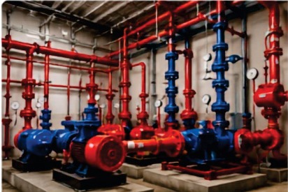 Fire pump room installation